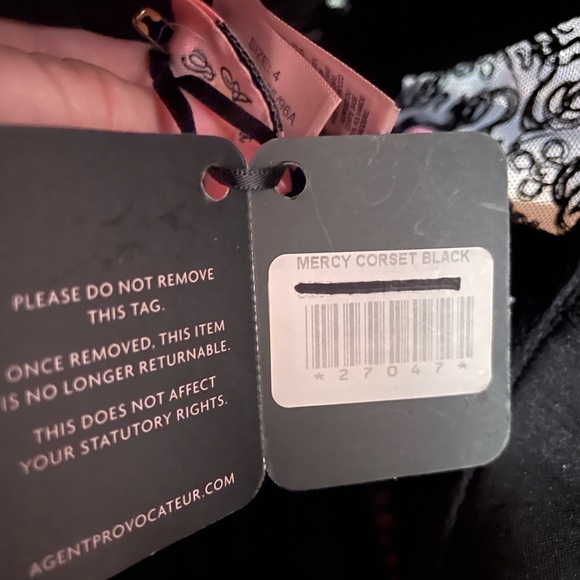 BNWT Agent Provocateur Mercy Corset Size 4 - Picture 6 of 6